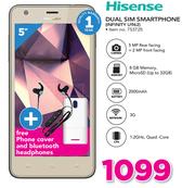 Hisense Dual Sim Smartphone INFINITY U962 With Free Phone Cover And Bluetooth Headphones 