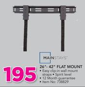 Mainstays 26-42" Flat Mount
