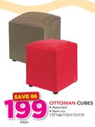 Ottoman Cubes Assorted-Each