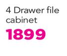 Toolroom Services 4 Drawer File Cabinet