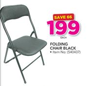 Folding Chair Black