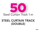 Decorland Curtain Track(Double) 1m