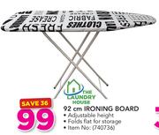 The Laundry House 92cm Ironing Board