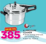 Tissolli 4Ltr Pressure Cooker