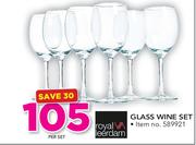 Royal Leerdam Glass Wine Set