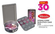 Metalix Non-Stick Cake Pan-Each
