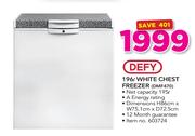 Defy 196Ltr White Chest Freezer DMF470