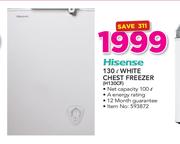 Hisense 130Ltr White Chest Freezer H130CF