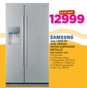 Samsung 660Ltr Side By Side Fridge With Water Dispenser Metallic RSA1DHMG1 XFA