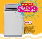 Defy 13Kg Top Load Washing Machine Metallic DTL149