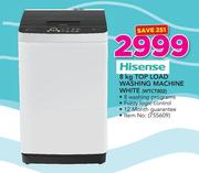 Hisense 8Kg Top Load Washing Machine White WTCT802