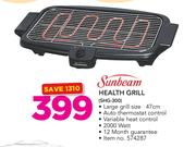 Sunbeam Health Grill SHG-300