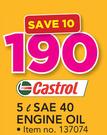 Castrol SAE40 Engine Oil-5Ltr