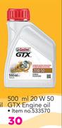 Castrol 20W50 GTX Engine Oil-500ml