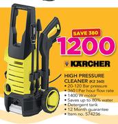 Karcher High Pressure Cleaner K2 360