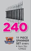 Fragram 11 Piece Spanner Set S1851