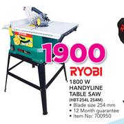 Ryobi 1800W Handylne Table Saw HBT-254L-254M