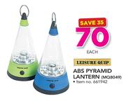 Leisure Quip ABS Pyramid Lantern MQ8049-Each