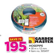 Garden Master Hosepipe-30m x 12mm