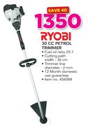 Ryobi 30cc Petrol Trimmer