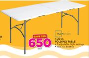 Mainstays 1.2m Folding Table-Each