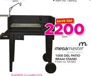 Mega Master 1000 Del Patio Braai Stand-Each