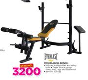 Everlast Pro  Barbell Bench