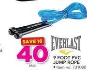 Everlast 9 Foot PVC Jump Rope-Each
