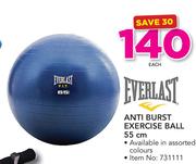Everlast Anti Burst Exercise Ball 55cm-Each