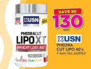 USN Phedra Cut Lipo 40's-Each