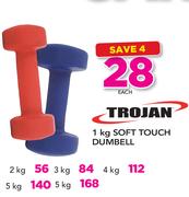Trojan Soft Touch Dumbell-5kg Each