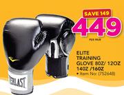 Everlast Elite Training Glove 80Z/120Z/140Z/160Z-Per Pair