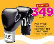 Everlast Pro Style Training Gloves 120Z/140Z/160Z-Per Pair