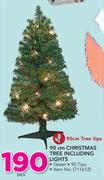 90cm Christmas Tree Including Lights-Each