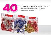 25 Pack Baubles Deal Set