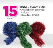 Tinsel 50mm x 2m-Each