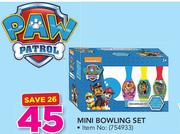 Paw Patrol Mini Bowling Set