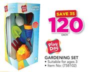 Play Day Gardening Set-Each