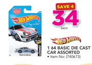 Hot Wheels 1 64 Basic Die Cast Car-Each