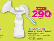 Snookums Mannual Breast Pump-Each