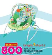 Bright Starts Infant To Toddler Rocker