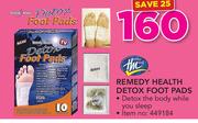 Home Mark Remedy Health Detox Foot Pads