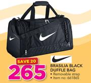 Brasilia Black Duffle Bag