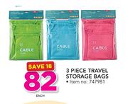 3 Piece Storage Bags-Each