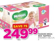 Huggies Mega Box Nappies(Size 3,4,5)-Each
