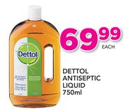 Dettol Antiseptic Liquid-750ml Each