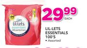 Lil-Lets Essentials 100's-Each