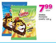 Simba Potato Chips-125g Each
