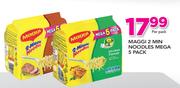 Maggi 2 Min Noodles Mega-5 Pack Per Pack
