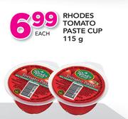 Rhodes Tomato Paste Cup-115g Each